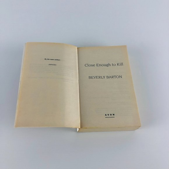 Close Enough to Kill By Beverly Barton Mystery Romance Fiction Small Paperback - Picture 2 of 8